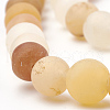 Natural Topaz Jade Beads Strands G-T106-248-2