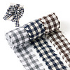 3 Rolls Tartan Cotton Linen Frayed Ribbon OCOR-TAC0035-11B-2