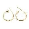 Brass Stud Earrings KK-P205-02G-2