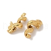 Matte Gold Color 925 Sterling Silver Beads STER-R014-07G-2
