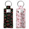 Elastic Neoprene Keychains KEYC-WH0045-016-1