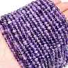Natural Amethyst Beads Strands X-G-C127-B02-01-1