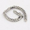Tarnish Resistant 304 Stainless Steel Double Link Chains CHS-K001-23-3mm-2