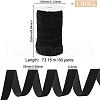 80 Yards Single Face Flat Velvet Ribbon OCOR-WH0078-79A-2