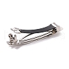 Hair Accessories Carbon Steel Hair Barrettes Finding X-PHAR-C009-01P-02-3