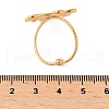 304 Stainless Steel Open Cuff Rings for Women RJEW-K293-01G-3