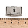 304 Stainless Steel Watch Band Clasps STAS-U055-01D-P-3