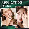 SUNNYCLUE 16Pcs 8 Style Adjustable Alloy Finger Rings Components FIND-SC0008-64-5