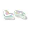 UV Plating Rainbow Iridescent Acrylic Beads OACR-C010-01C-3