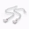 Tarnish Resistant 304 Stainless Steel Chain Extender X-STAS-P220-20P-1