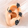 316 Surgical Stainless Steel Cuff Earrings EJEW-E300-25AS-01-5