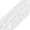Electroplate Glass Beads Strands X-EGLA-J046-AB07-1