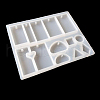 DIY Geometrical Shape Pendant Silicone Molds DIY-YW0008-02-2