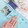 SUNNYCLUE 80Pcs 4 Colors 316 Surgical Stainless Steel Earring Hooks STAS-SC0009-23-3