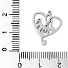 Non-Tarnish 5Pcs 201 Stainless Steel Pendants STAS-B064-09P-3