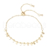 Handmade Brass Curb Chains & Cable Chains Slider Bracelets BJEW-JB11812-01-2
