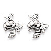 Tibetan Style Alloy Bee Pendants TIBE-Q037-029-RS-3