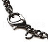 Alloy Glass Pendant Pocket Necklace WACH-S002-03B-3