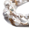 Natural Nucleated Pear Beads Strands PEAR-B004-15K-02A-3