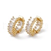 Rack Plating Brass Hoop Earrings for Women EJEW-A088-18G-1