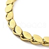 304 Stainless Steel Horse Eye Link Chain Bracelets for Women BJEW-G712-11G-2