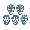 430 Stainless Steel Filigree Pendants STAS-S108-23A-1