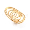 304 Stainless Steel Adjustable Cuff Rings RJEW-D319-03G-2