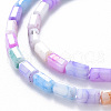 Opaque Baking Painted Crackle Glass Beads Strands X-EGLA-T008-18I-3