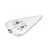 Tarnish Resistant 304 Stainless Steel Pendant Cabochon Settings STAS-F287-10P-3