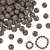   100Pcs Polymer Clay Rhinestone Beads RB-PH0001-43C-1