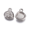 304 Stainless Steel Pendant Rhinestone Settings STAS-F207-10P-2