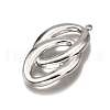 304 Stainless Steel Pendants STAS-M116-04P-2