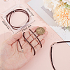 Beebeecraft 2Pcs Braided Round Leather Cord Necklace Making NJEW-BBC0001-19B-02-3