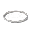 3Pcs 3 Color 304 Stainless Steel Grooved Bangles Set BJEW-F464-02-3