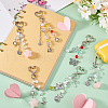 Heart Star Butterfly Acrylic Pendant Decoration HJEW-PH01943-5