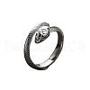 Fashionable Brass Adjustable Cuff Rings FS-WGF2E59-01-5