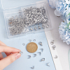 GOMAKERER 304 Stainless Steel Bead Tips & Open Jump Ring & Lobster Claw Clasps Findings Kits DIY-GO0002-20P-3