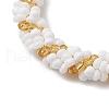 Glass Seed Beads Bracelets for Women BJEW-MZ00121-3