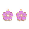 Alloy Enamel Pendants X-ENAM-S121-115H-3