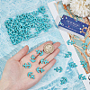 SUNNYCLUE 5 Strands Synthetic Turquoise Beads Strands G-SC0002-93-3