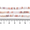 Gradient Color Electroplate Glass Bead Strands GLAA-E042-05-B08-5