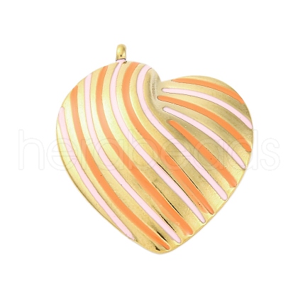 304 Stainless Steel Pendants STAS-V003-03G-10-1