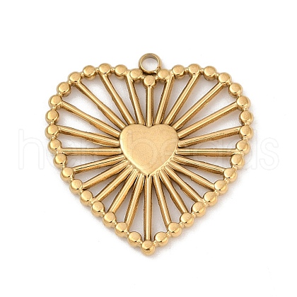 304 Stainless Steel Pendants X-STAS-S175-43F-G-1