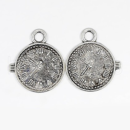Tibetan Style Alloy Pendants TIBEP-48640-AS-LF-1