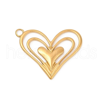 304 Stainless Steel Pendants STAS-L283-20G-1