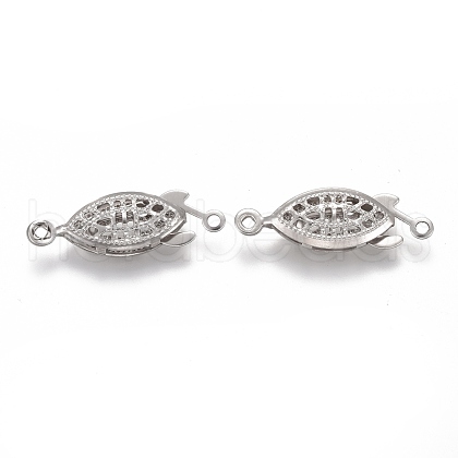 Tarnish Resistant 304 Stainless Steel Box Clasps STAS-P249-01P-1