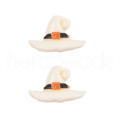 Halloween Theme Opaque Resin Cabochons CRES-M037-07C-02-1