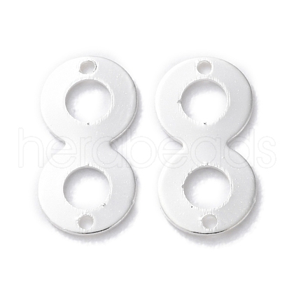 Brass Filigree Connector Charms KK-F880-04S-1