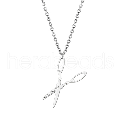 Non-Tarnish Stainless Steel Pendant Necklaces HZ8690-1-1