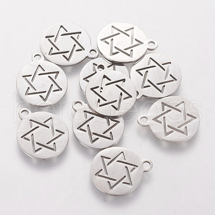 201 Stainless Steel Charms STAS-Q201-T055-1